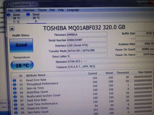 Thosiba 320 Gig Hard drive